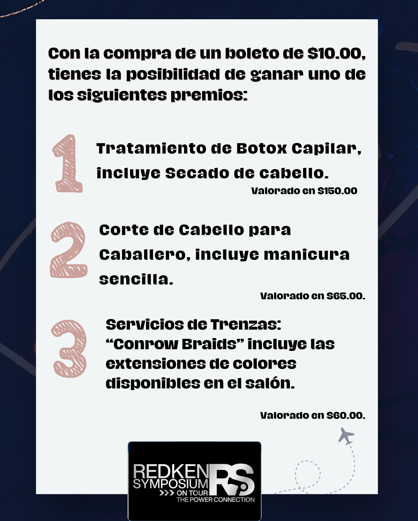 🎟️ Sorteo Pro-Fondos Redken Symposium ✈️