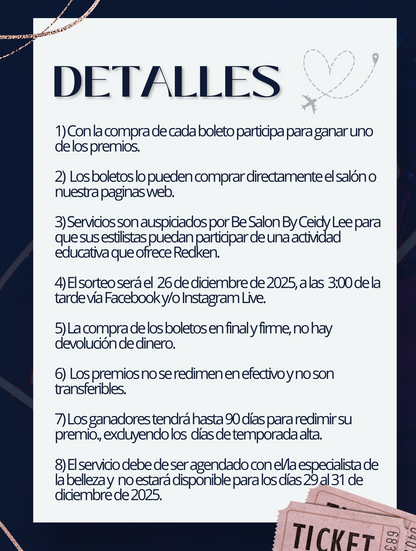 🎟️ Sorteo Pro-Fondos Redken Symposium ✈️