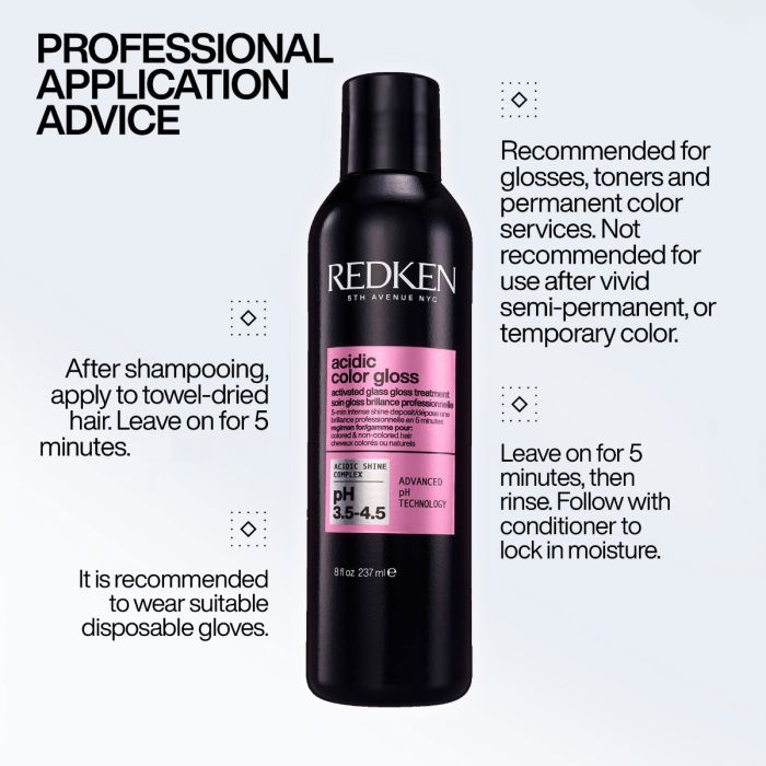 Redken Acidic Color Gloss Activated Glass Gloss Treatment