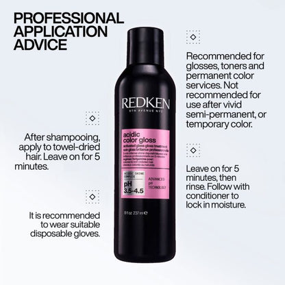 Redken Acidic Color Gloss Activated Glass Gloss Treatment