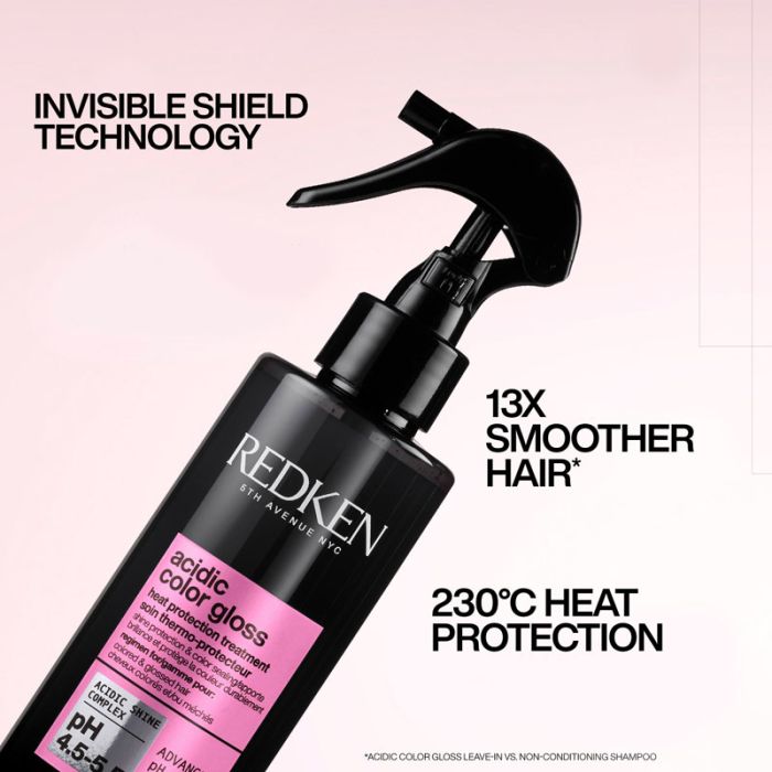 Redken Acidic Color Gloss Heat Protection Leave-In Treatment Spray